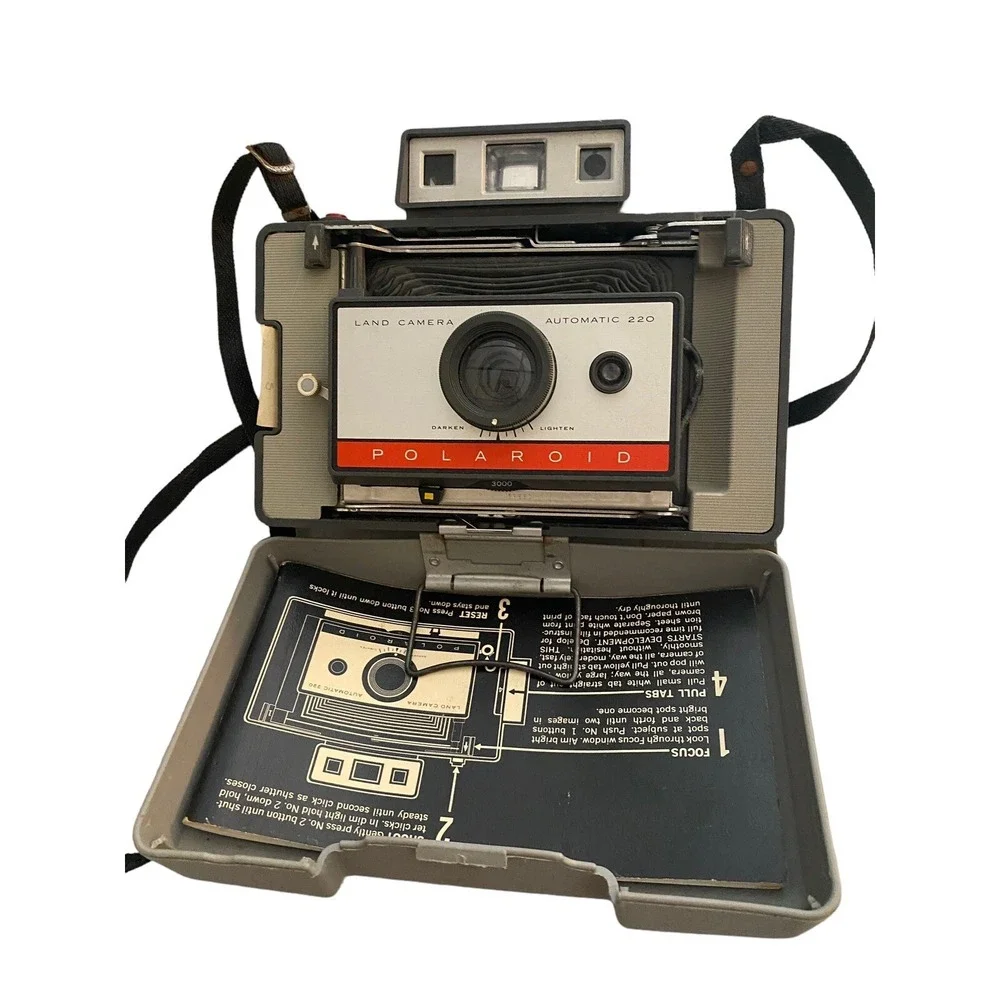 Vintage Polaroid Model‎ 220 Automatic Land Camera With box